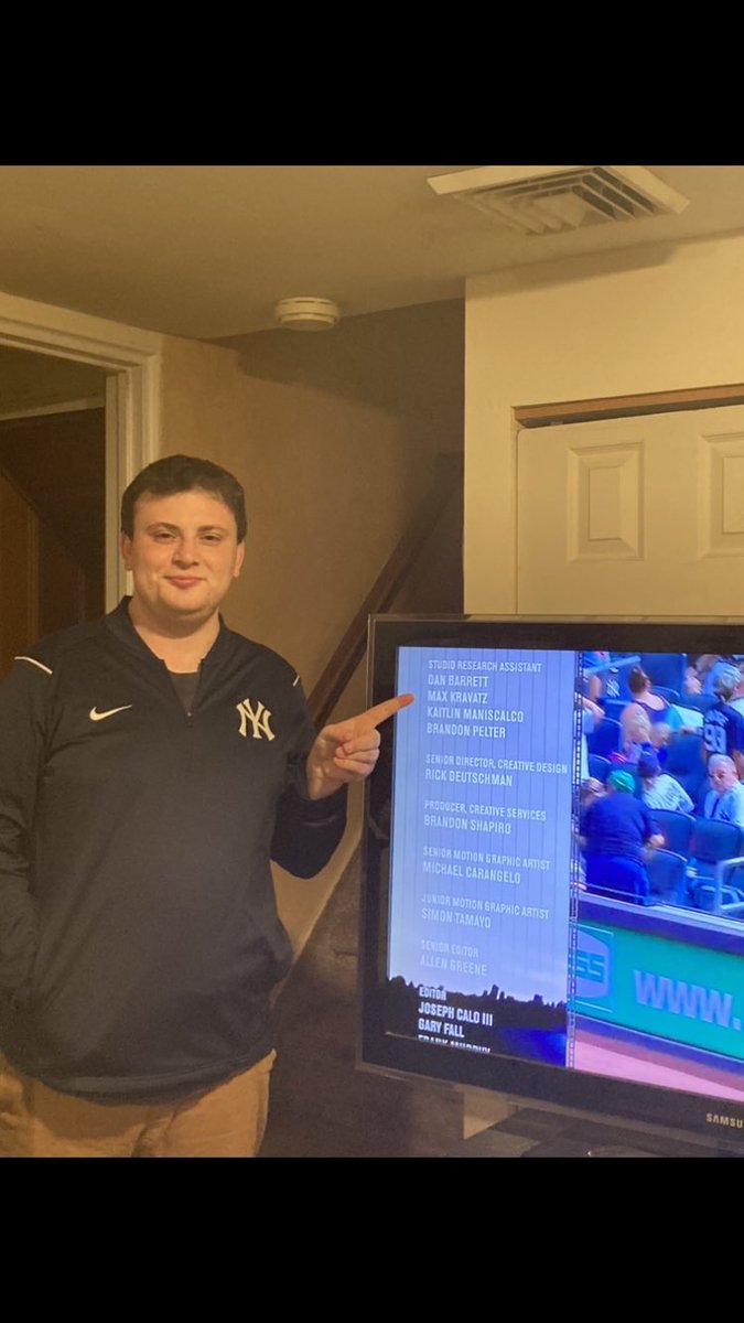 MKravatz's tweet photo. So awesome see my name on the end of season @YESNetwork credit roll! https://t.co/L6U6aB7icF