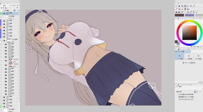 おはようございます!
JK布都ちゃん塗ってます🤤 