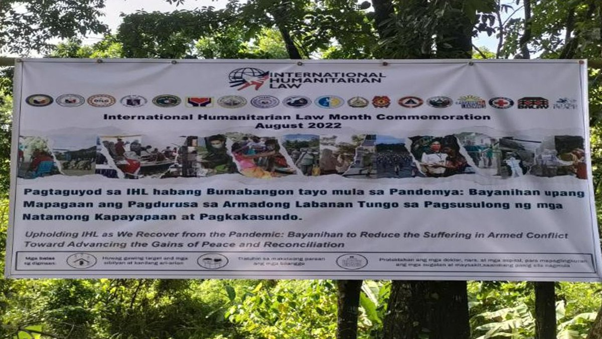 6th_cavalry's tweet photo. The 6th Cavalry Company (S), Armor Division, PA troops led by CPT IÑIGO C OROSCO II (ARM) PA joins the commemoration of International Humanitarian Law (IHL) https://t.co/Nq8kjSWxBd