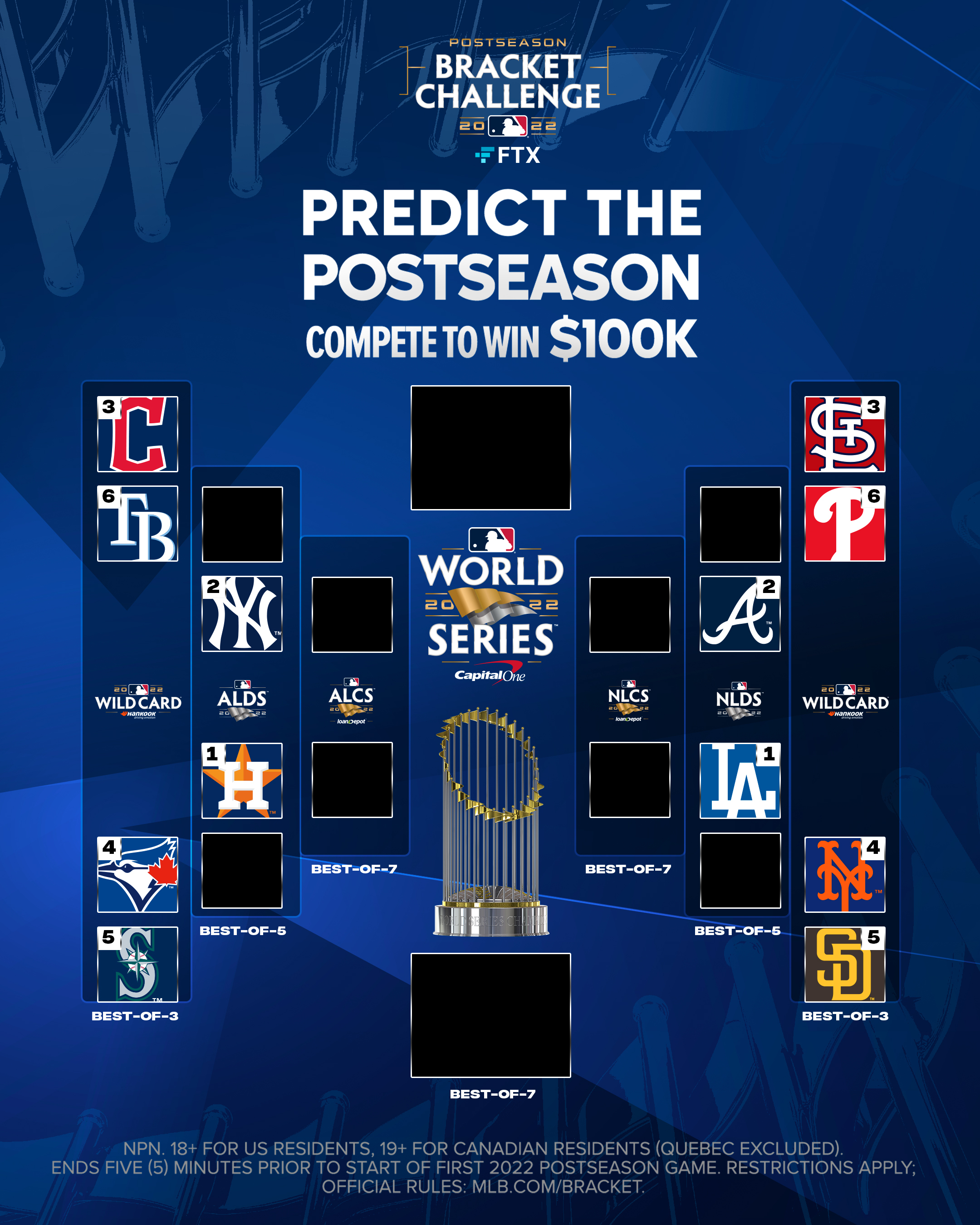 MLB on X: Think you can fill out a perfect #postseason bracket