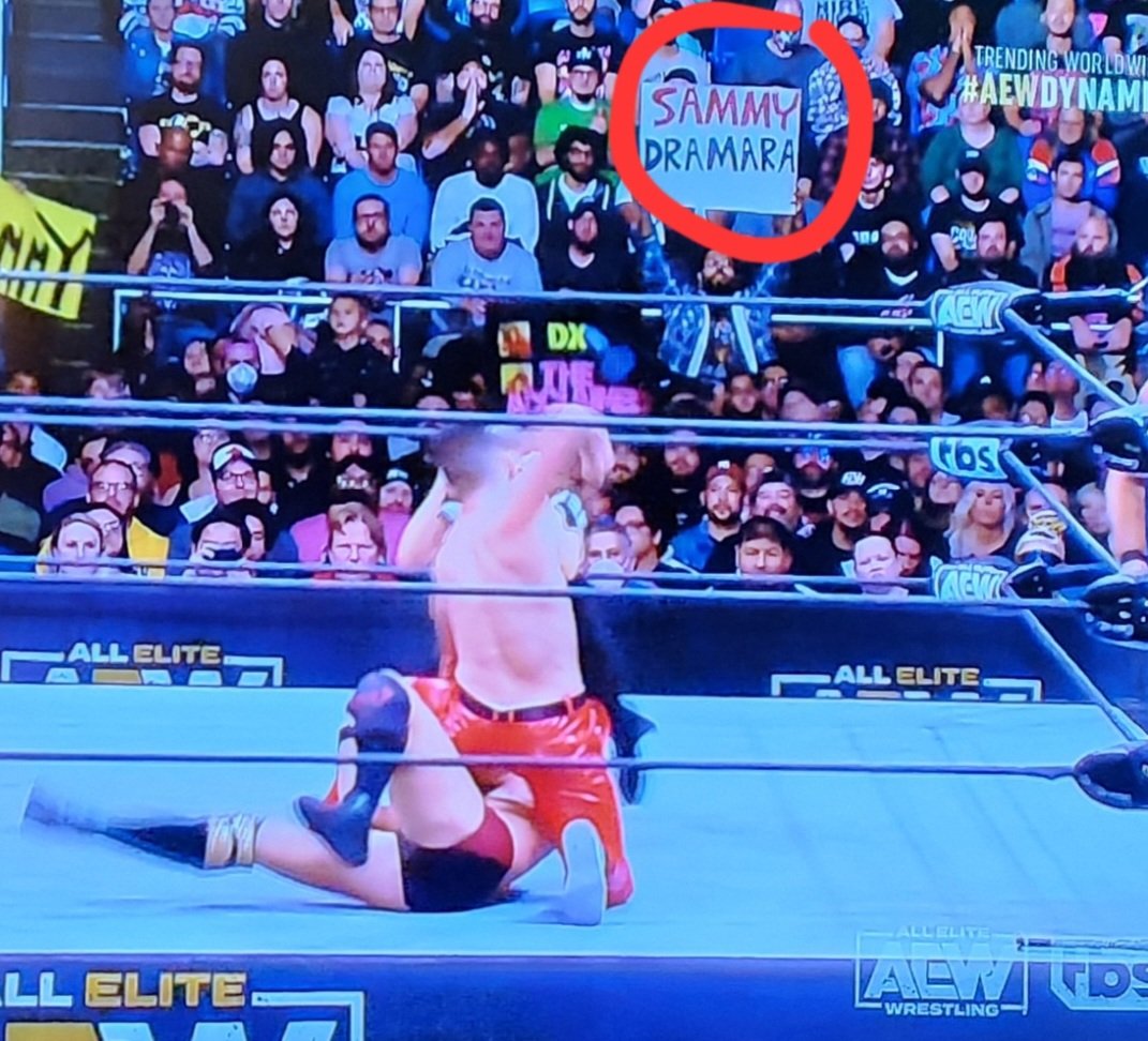_HardyGirl_'s tweet photo. Y'ALL. 🤣💀
#AEWDynamite
#FireSammy https://t.co/xXRJHRstjw