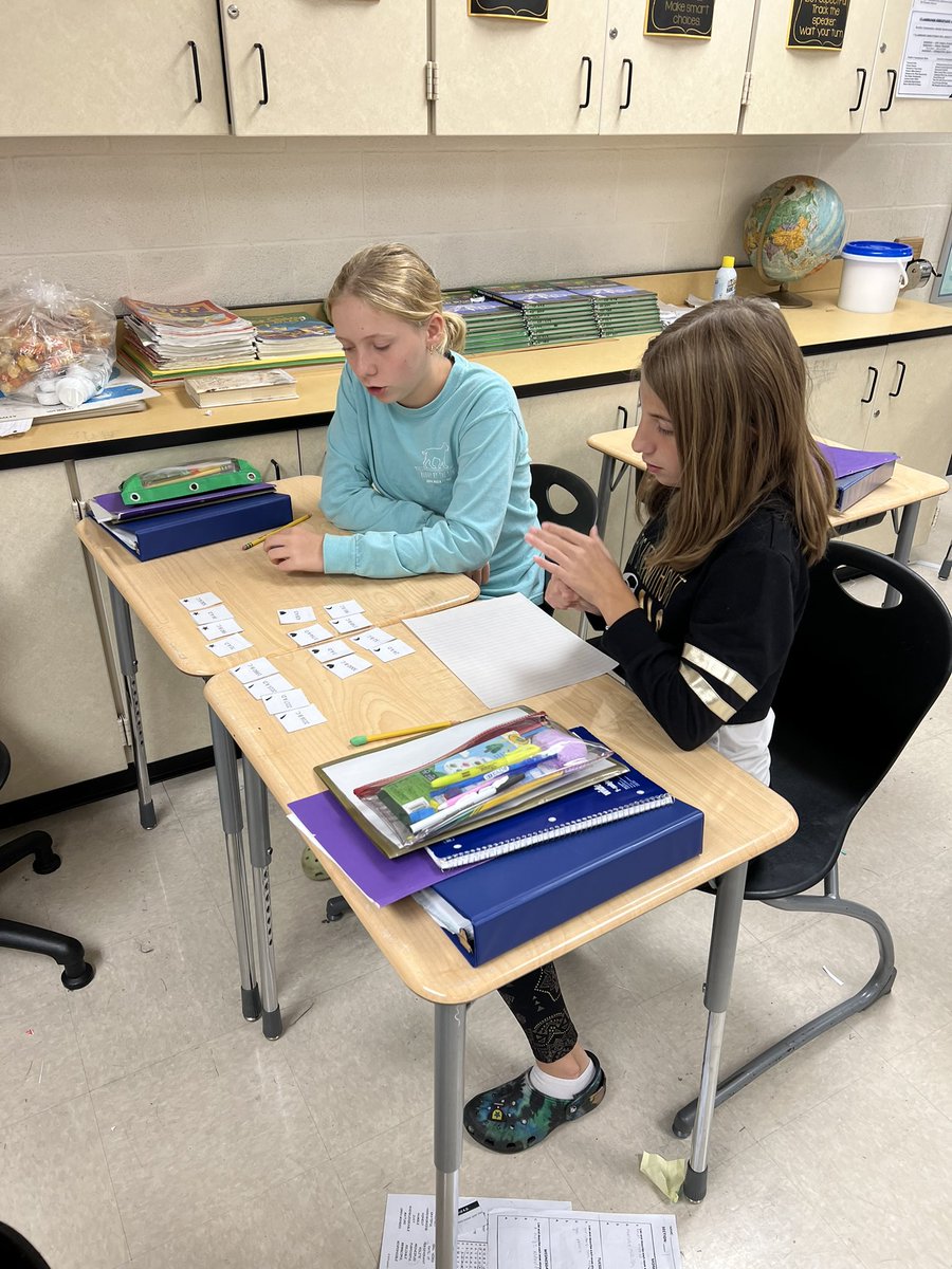 MrStarkWCS's tweet photo. Kudos to our 5th grade Social Studies teachers at Lincoln!!!Today was day two of timelines.  The students worked with a partner to complete a Timeline Sort using dates from B.C. and A.D. The majority of the groups were successful on their first attempt!!!
#LincolnPrideWCS https://t.co/VCLXCB9ron