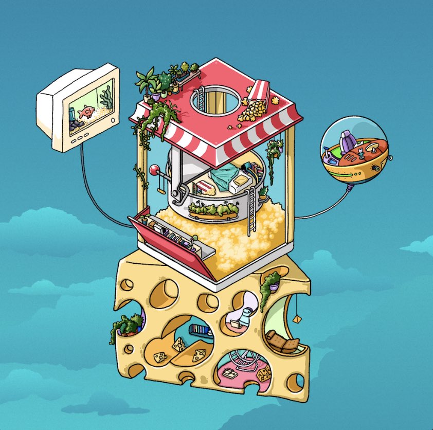 Loving my <a href="/LofiLoftsNFT/">Lofi Lofts</a> that I picked up! Congrats <a href="/Sindere87696495/">syNDERELLA</a> <a href="/EatalyNft/">eataly | Lofi Lofts</a> @0xc_____ and <a href="/OK__Cancel/">OK Cancel</a> for the amazing artwork!!