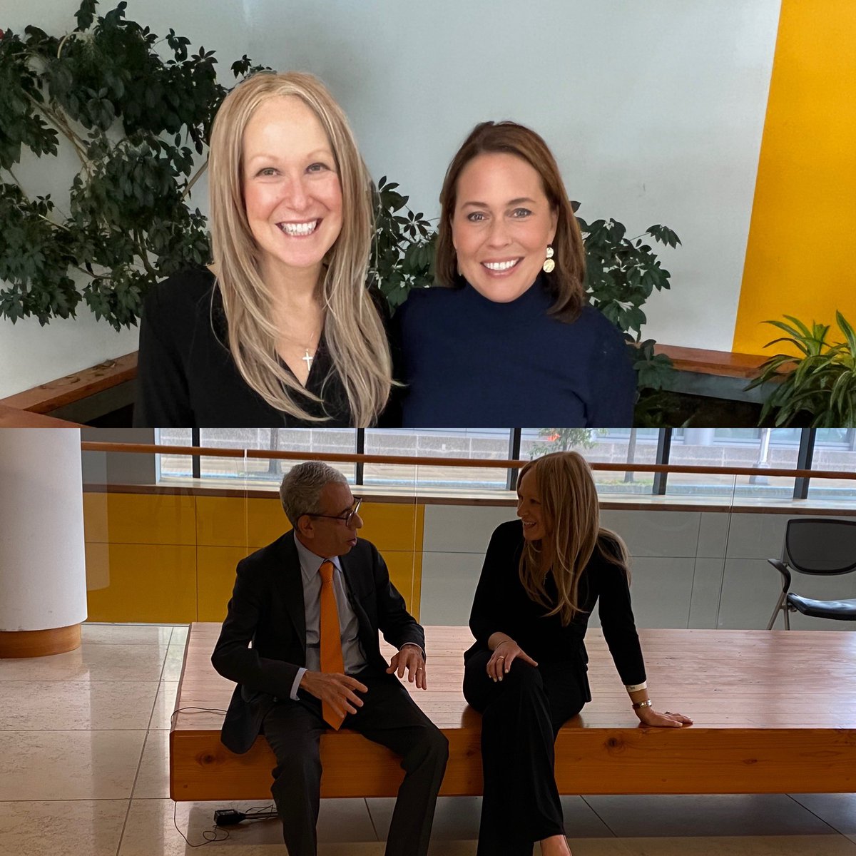 Great afternoon with 2 of my favorites @SarahCodyMedia & @ASCOPres @DrEricWiner at @YaleCancer @SmilowCancer raising awareness to #mbc & #breastfriendsfund 
Stay tuned story to come soon @WTNH #bcsm