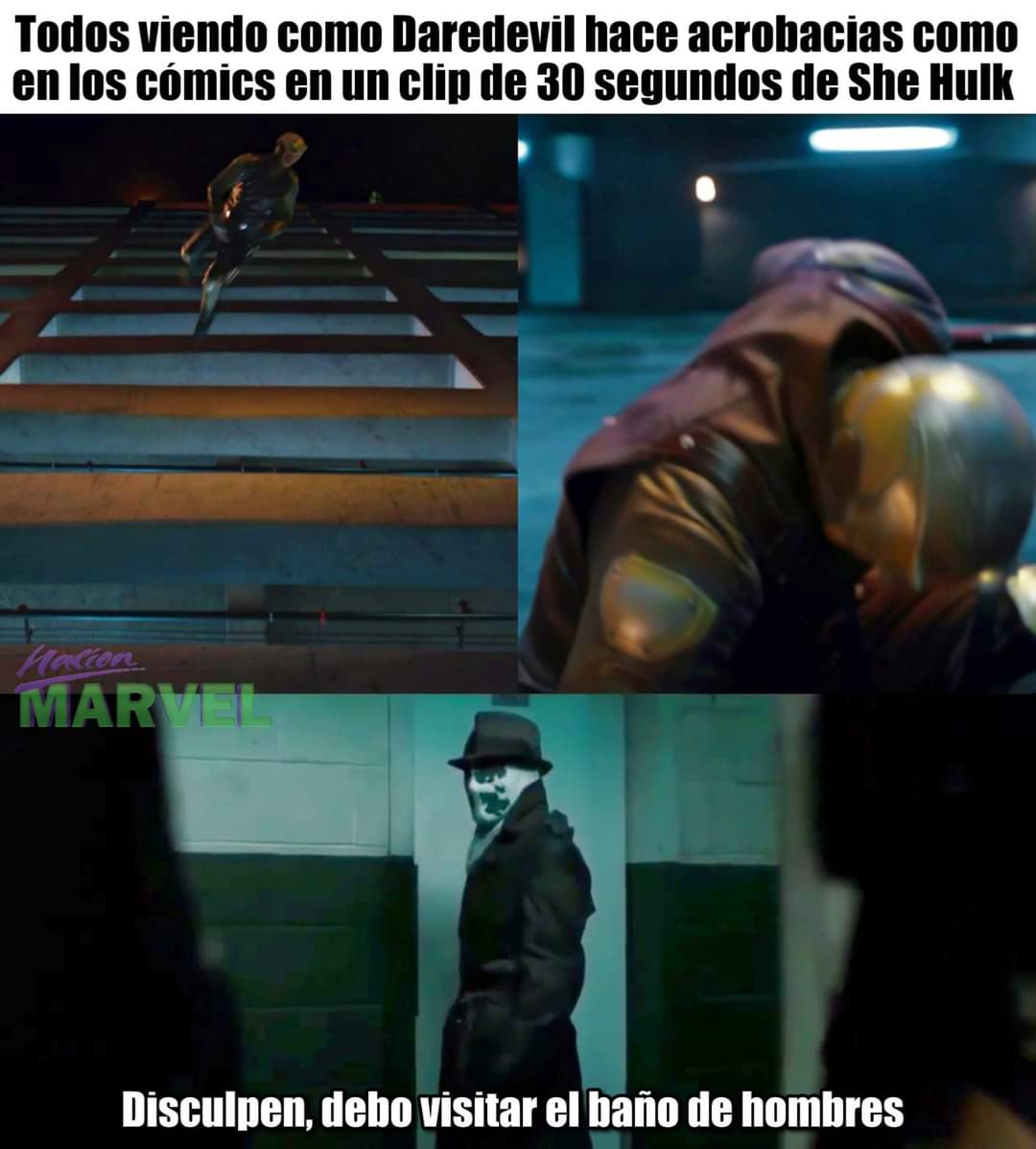 Imaginen las posibilidades cuando #Daredevil GOD se encuentre con Spider-man 😈🥰 #SheHulk