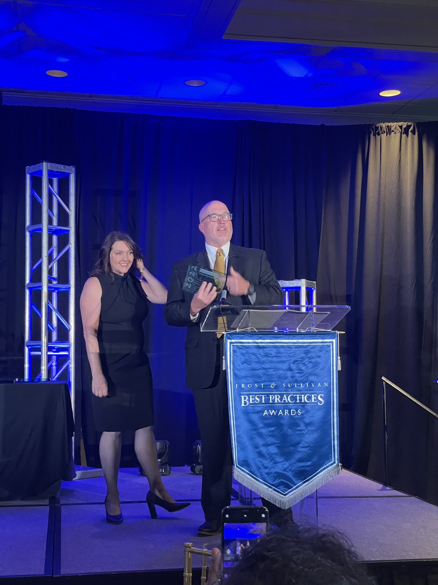 Receiving the United States Next Generation 911 Enabling Platform Leadership Award is <a href="/lumentechco/">Lumen</a>! #FrostAwards