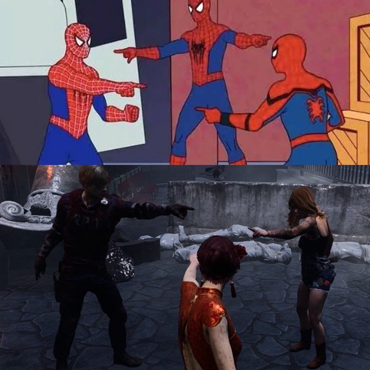 yukiiihimeee's tweet photo. Same energy 🤭🤭🤭 @DjhoncomD @1MatteoQualquer #dbd #dbdmemes #DeadbyDaylight https://t.co/tRDNvdbhcW