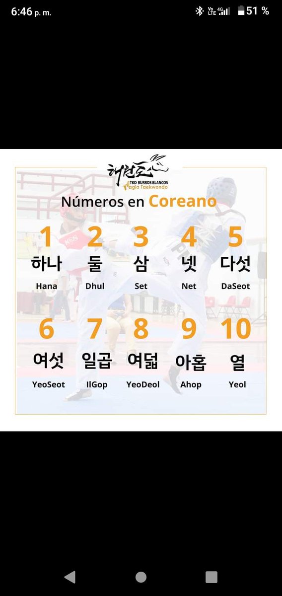 tkdburrosblanc3's tweet photo. #FelizMiercoles acércate y aprende con nosotros un poco de #coreano
#BTSKPOP 
#ARMY https://t.co/vdJSNKsE8s