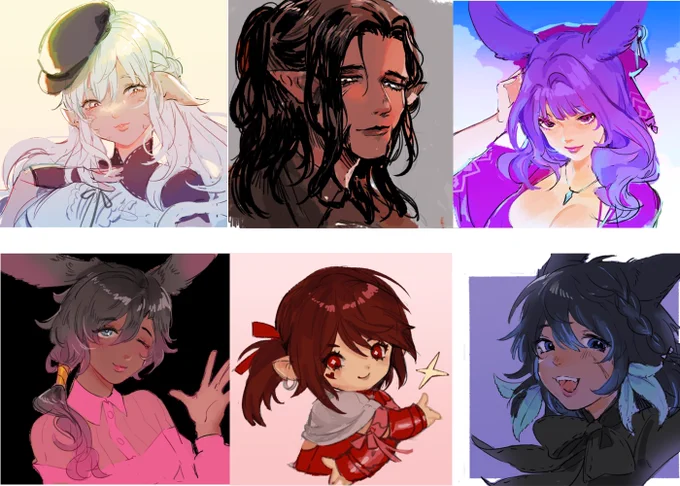 part 1 of this years ffxivwrite portrait requests 