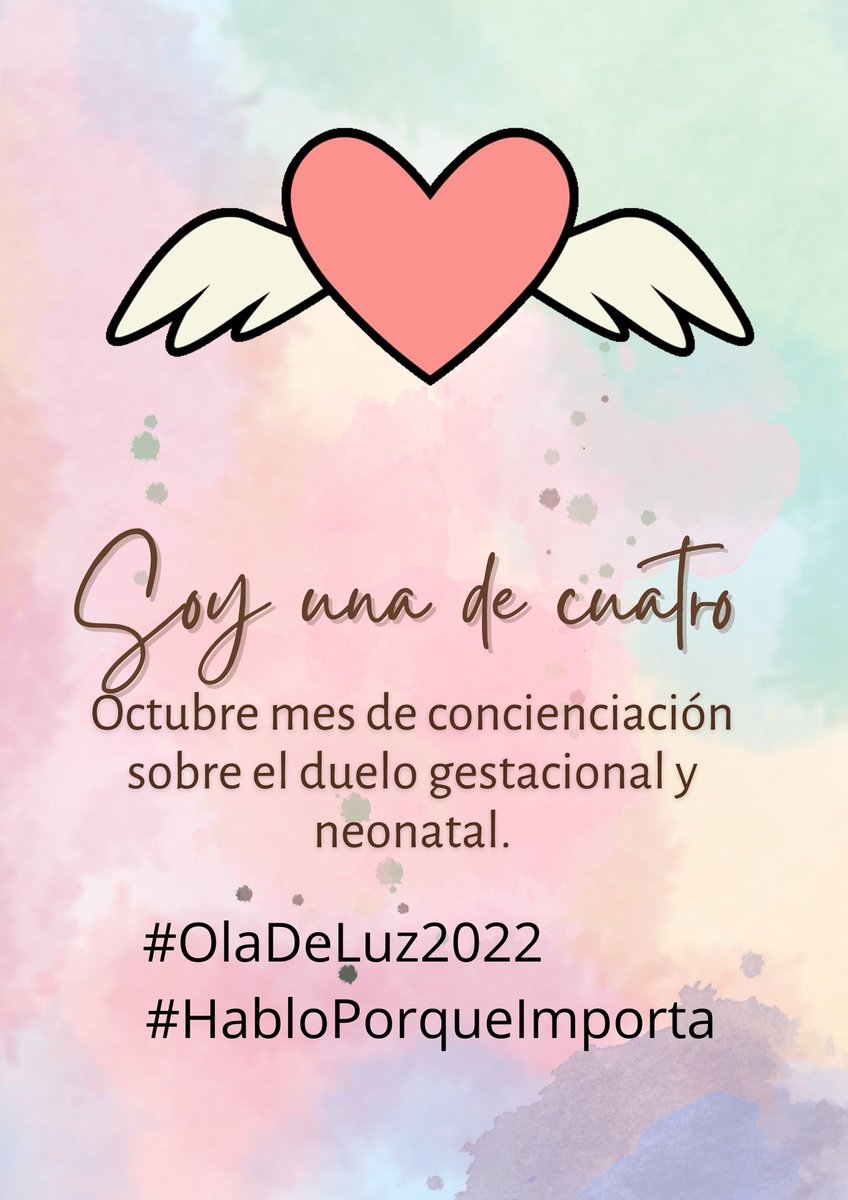 susanasaabad's tweet photo. #Octubre mes de concienciación sobre el duelo gestacional y neonatal.
#OlaDeLuz2022 #SoyUnaDeCuatro #HabloPorqueImporta https://t.co/xhostwve39