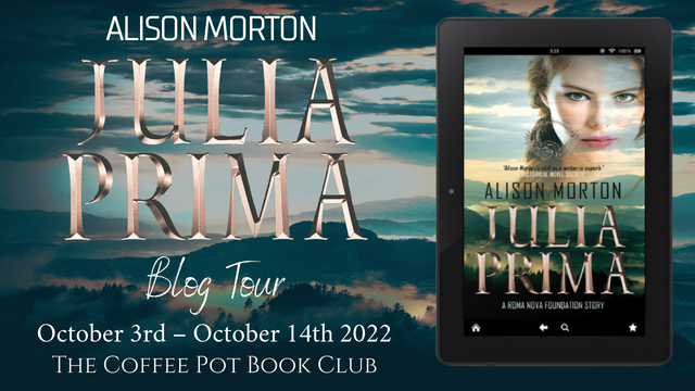 MaddieS39950549's tweet photo. On tour with The Coffee Pot Book Club — JULIA PRIMA by Alison Morton #excerpt #HistoricalFiction #BlogTour @alison_morton @cathiedunn https://t.co/QJXHrDkMkx https://t.co/TpdVi9sZNF