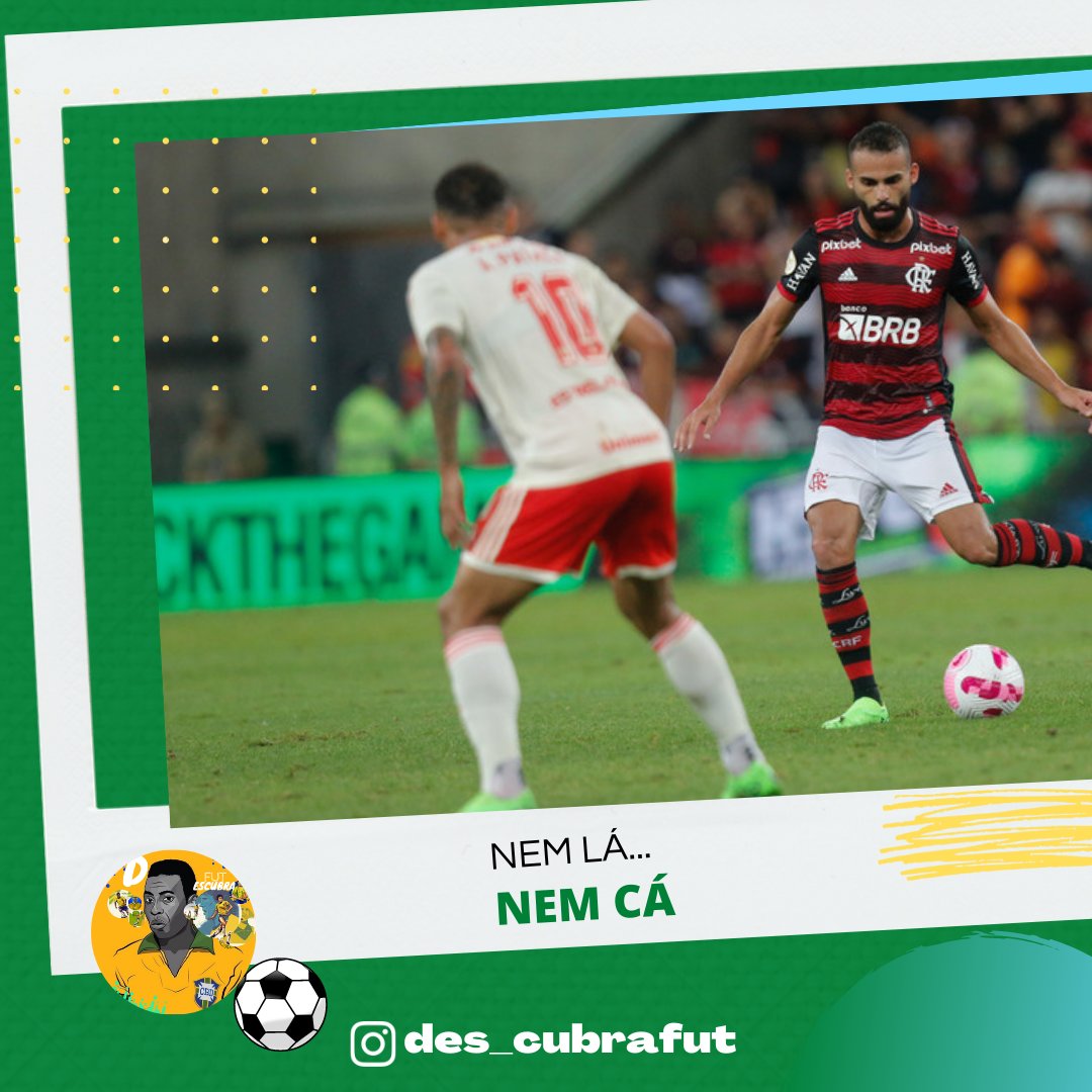 DescubraFUT's tweet photo. INTER SEGURA A PRESSÃO NO MARACA.

Diante de 43MIL no Maracanã o Flamengo pressionou o colorado mas não conseguiu tirar o 0x0 do Placar.

O Rubro-Negro negro segue na Quinta posição e o Colorado na segunda. https://t.co/Woaab1SFCw