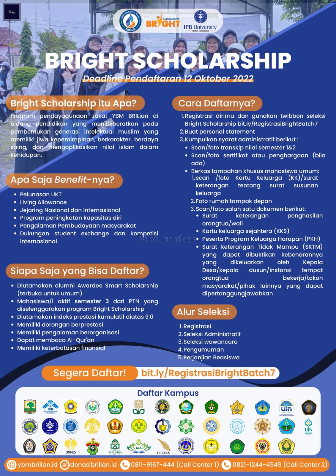 Draft ipb on twitter punten info beasiswa nih buat yang semester 3