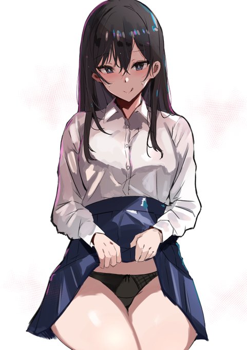 こっそりパンツ見せてくれる先輩 