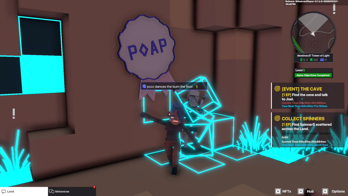 ChristieMollya's tweet photo. @TheSandboxGame @deadmau5 I just participated in the #SandboxAlphaS3Giveaway for a chance to win 500 SAND! Found George from the Metaglitch in @deadmau5's Tower of Light, check out my screenshot below!
👇 https://t.co/zdbGRqKna4