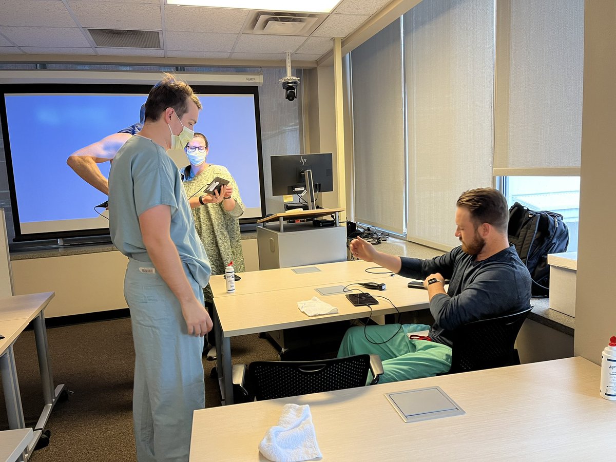 kufammed's tweet photo. Getting in some #POCUS practice today! @ButterflyNetInc @nicoleyed #FMRevolution @AAFP_FMIG @KHS_FamilyMed https://t.co/VW8yZdKcwM