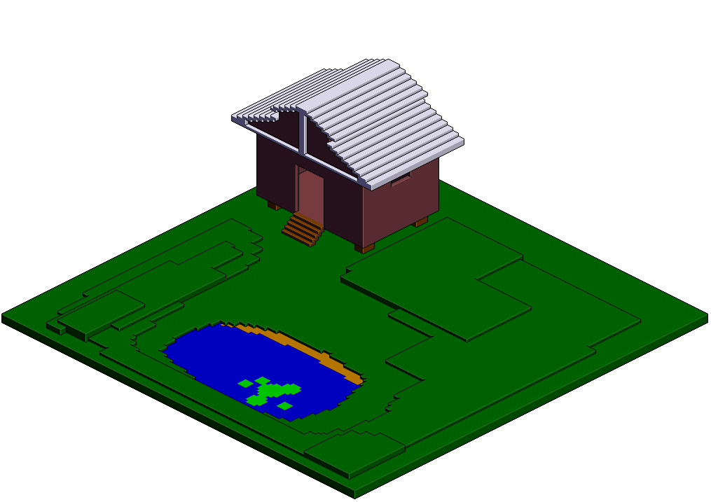 PhantmHandshake's tweet photo. Duck house hunters are overjoyed this week, as they have found their new dream home, complete with a luxurious pond, large square footage and huge potential for renovation.

#gamedev  #ausdev #voxelart #IndieGameDev #mobilegames https://t.co/K9nOGTGbUk