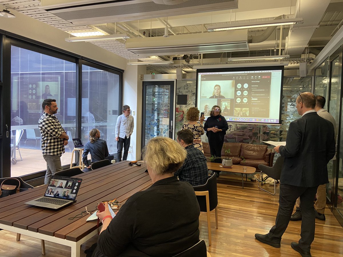 DrTMcCaffrey's tweet photo. And today @Eva_Jenkins_ has been presenting #Relicious to @RMIT #CoLab with @lindarmit @Prof_Lukas https://t.co/Bt48cJ0KEc