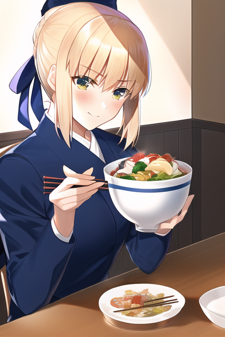 #NovelAIDiffusion  #novelAI #FGO #セイバー 

まさかテキストだけでこんなに高クオリティな
セイバーさんが出力できるとは…… 