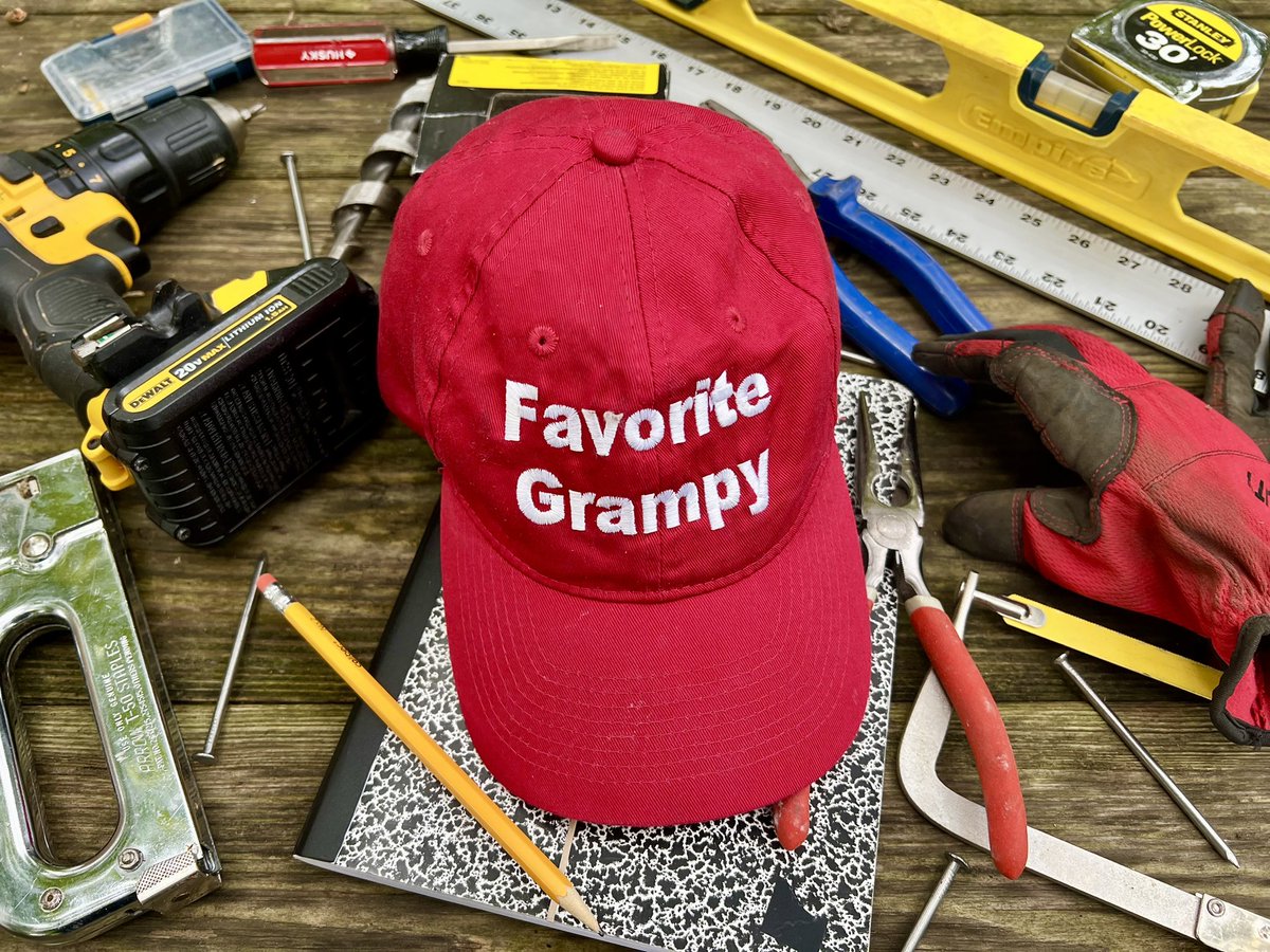 Favorite Grampy has been busy working on a project. Can you guess what it may be?