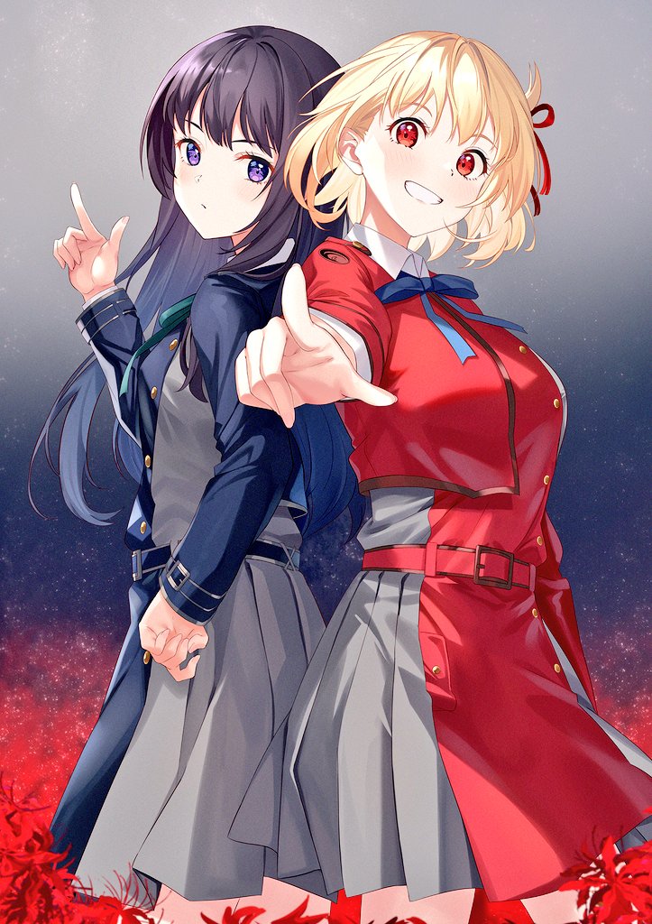 WaraWai3's tweet photo. Nishikigi Chisato &amp; Inoue Takina
Anime: Lycoris Recoil
By: dance of eternity

Good Night 🦄🥹🌜

#LycorisRecoil #lycoris_recoil #nishikigi_chisato #InoueTakina https://t.co/JRHLDCU3BU