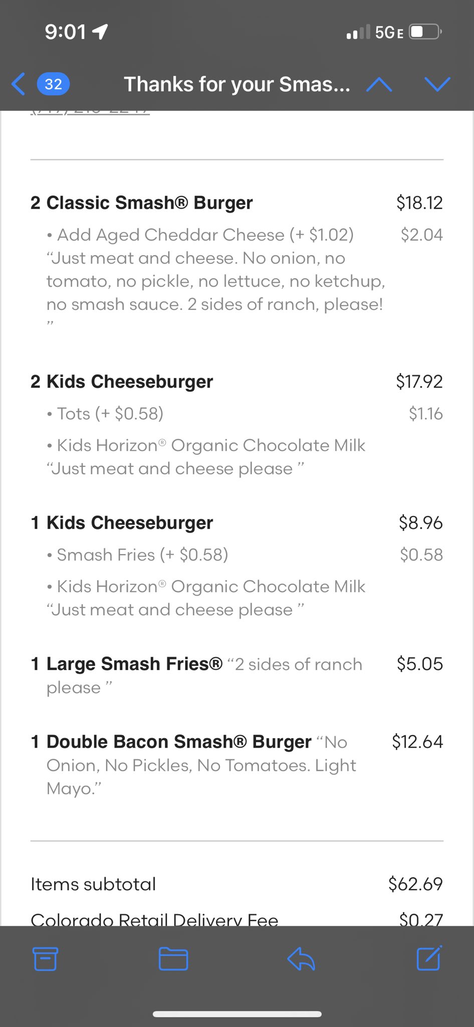 Elite DarkStar on Twitter "Smashburger Grubhub Grubhub_Care So put