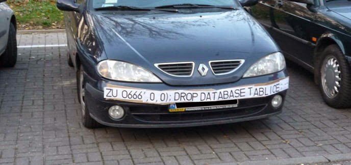 DevEndeavor's tweet photo. @vxunderground SQL injection attack a speed cam when it parses your plate https://t.co/5WhJPEjy97