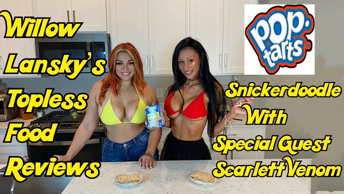 New topless food review tomorrow at 2 est featuring @ScarlettVen0m @PopTartsUS https://t.co/52uBDy8Jzo<a href="/tag/topless"class="tags"><span>#topless</span></a><a href="/tag/foodreview"class="tags"><span>#foodreview</span></a><a href="/tag/onlyfansgirl"class="tags"><span>#onlyfansgirl</span></a>