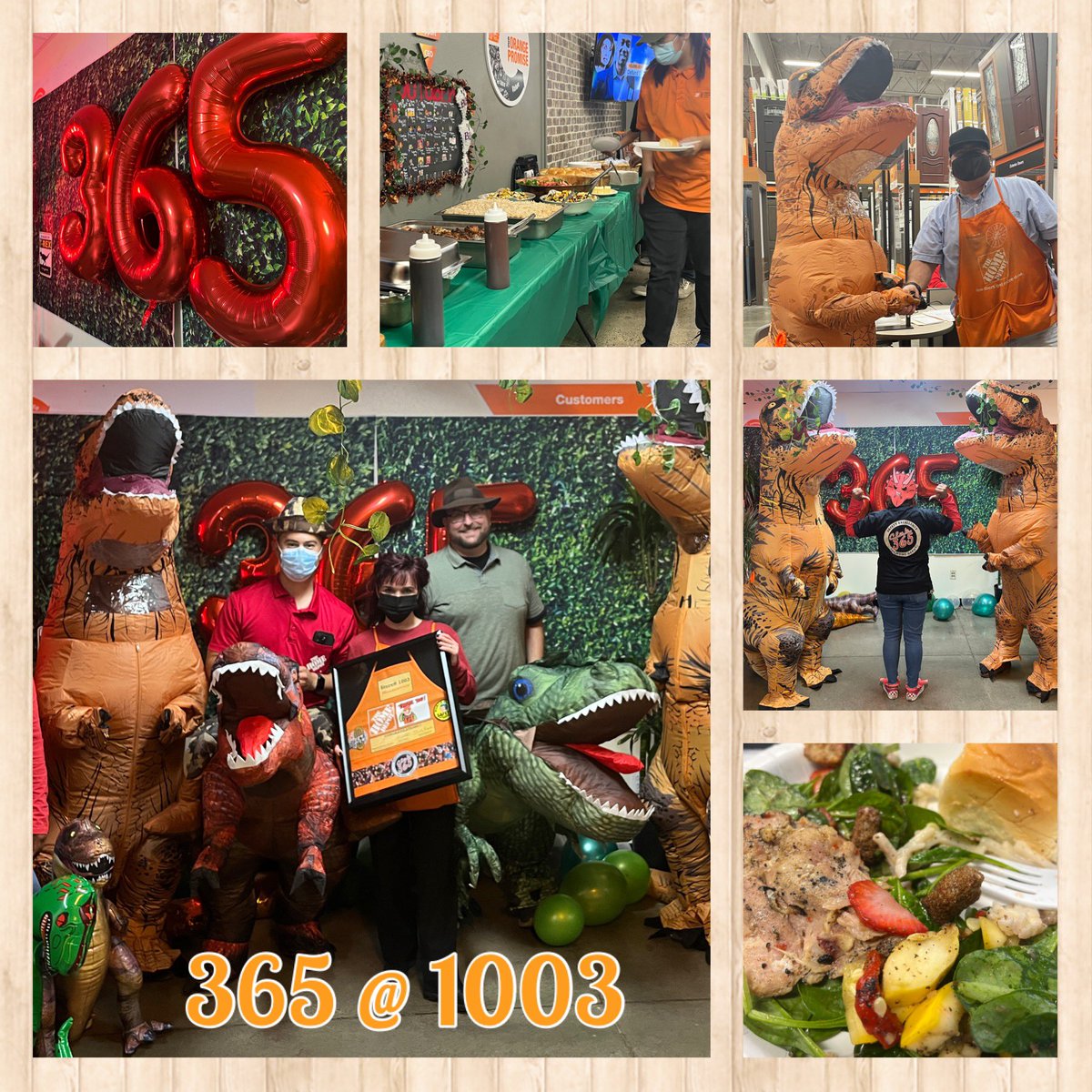 365 Days Safe celebration! Celebrating Jurassic style! Thanks to Adriana for stopping by! #safetyalways #pacnorthproud #d20 #crewattheview