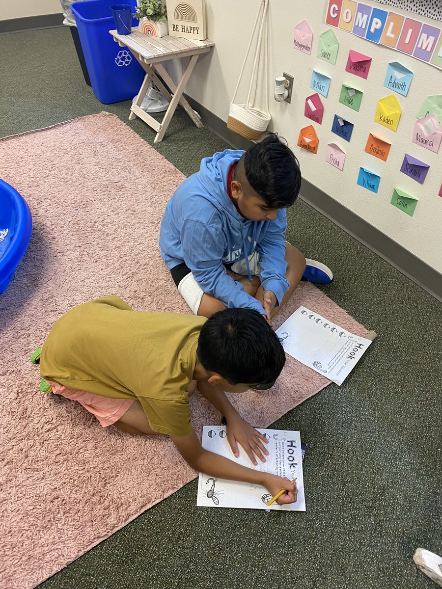 We’ve been fishing for leads in 4th grade! These kids have come up with some awesome ways to hook their readers!!!🐠🎣 <a href="/McSpeddenES/">McSpeddenES</a>