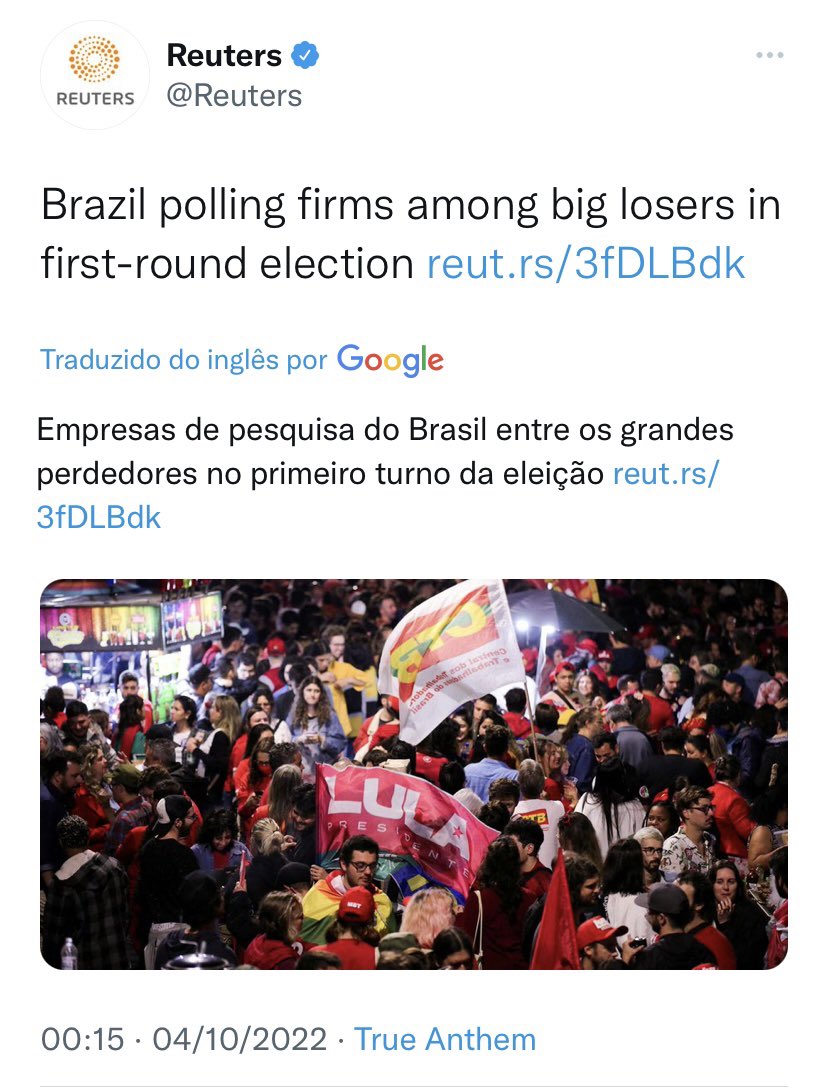 VCMatoso's tweet photo. @CentralEleicoes Os diretores desse instituto que se cuidem, a polícia bate a porta já já, e a CPI também!! Aqui no meu estado RN, podem conferir, erraram só por 21% a vitória do senador, no caso o segundo q eles colocavam. Vergonha mundial 👇🏼👇🏼 https://t.co/EhTDwLUm4N
