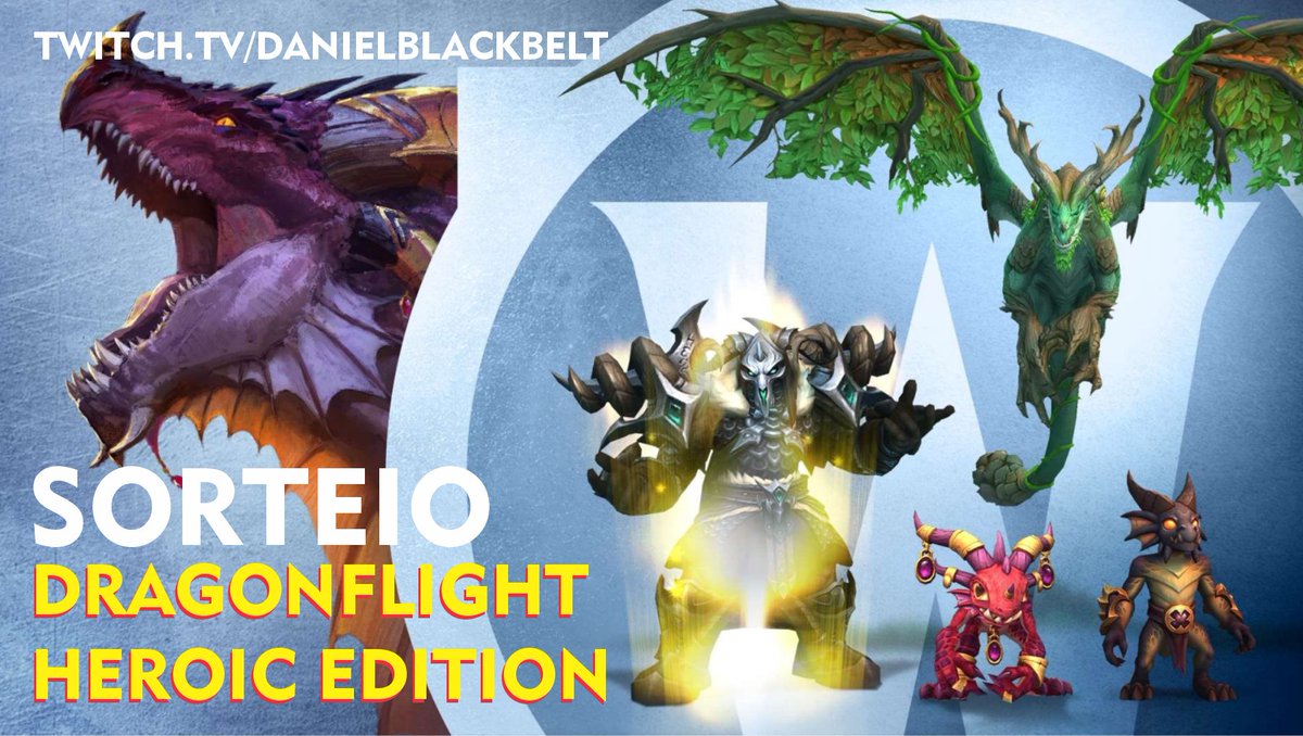 DanBlackBelt's tweet photo. 🎁SORTEIO
🐲#Dragonflight Heroic Edition

Para participar:
👉 Seguir @DanBlackBelt
🔁 Retweet
🗨️ Quais profissões você vai upar no DF?

Obrigado @Warcraft_PTBR #wow_partner

🗓️ Resultado 27/11/2022 em https://t.co/a3fads9KP9 https://t.co/5X06ZjkT4S