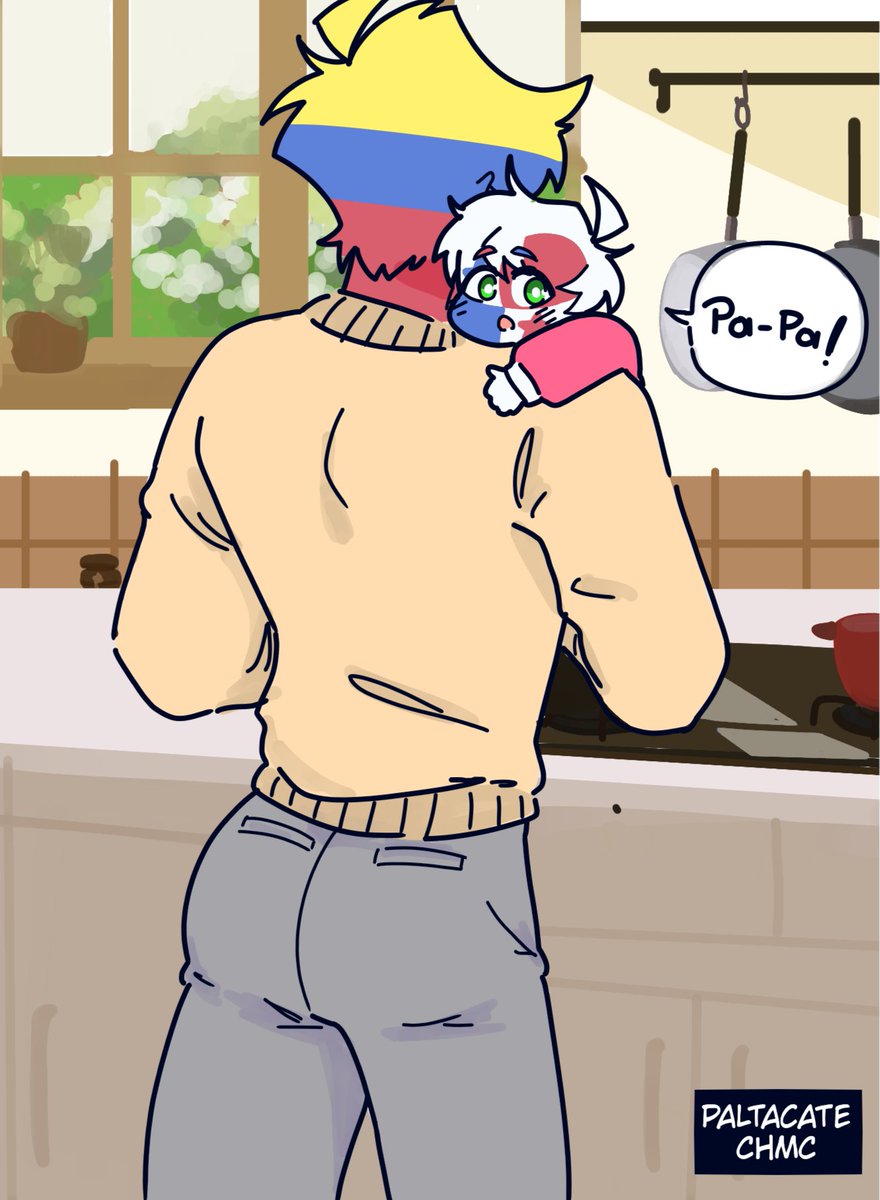 aguacate_sama's tweet photo. Dejando de lado lo buen dotado que está mi culombia acabo de actualizar el capítulo 11 así que vayan a darle amors ❤️✨🛐

#CountryHumans https://t.co/ellHhJrsbR