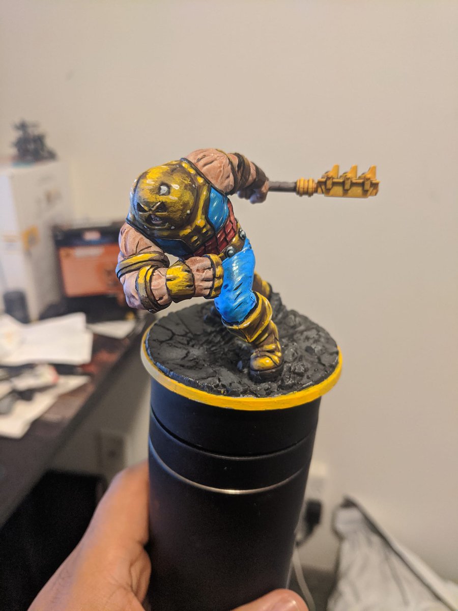 anishtantony's tweet photo. #MarvelCrisisProtocol #MCP #miniatures #xmen Added Juggernaut to my roster, he has decided to audition for the X-Men https://t.co/t9jO63r446