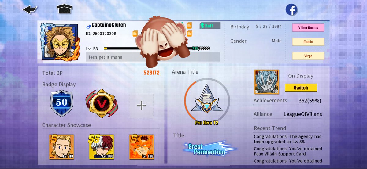 DaCaptainMike's tweet photo. @playCRgames @MHA_TSHGame Flash Contest. I have read, understood, and agree to abide by the official rules. Let’s get it mane. https://t.co/sXVan3bwi9