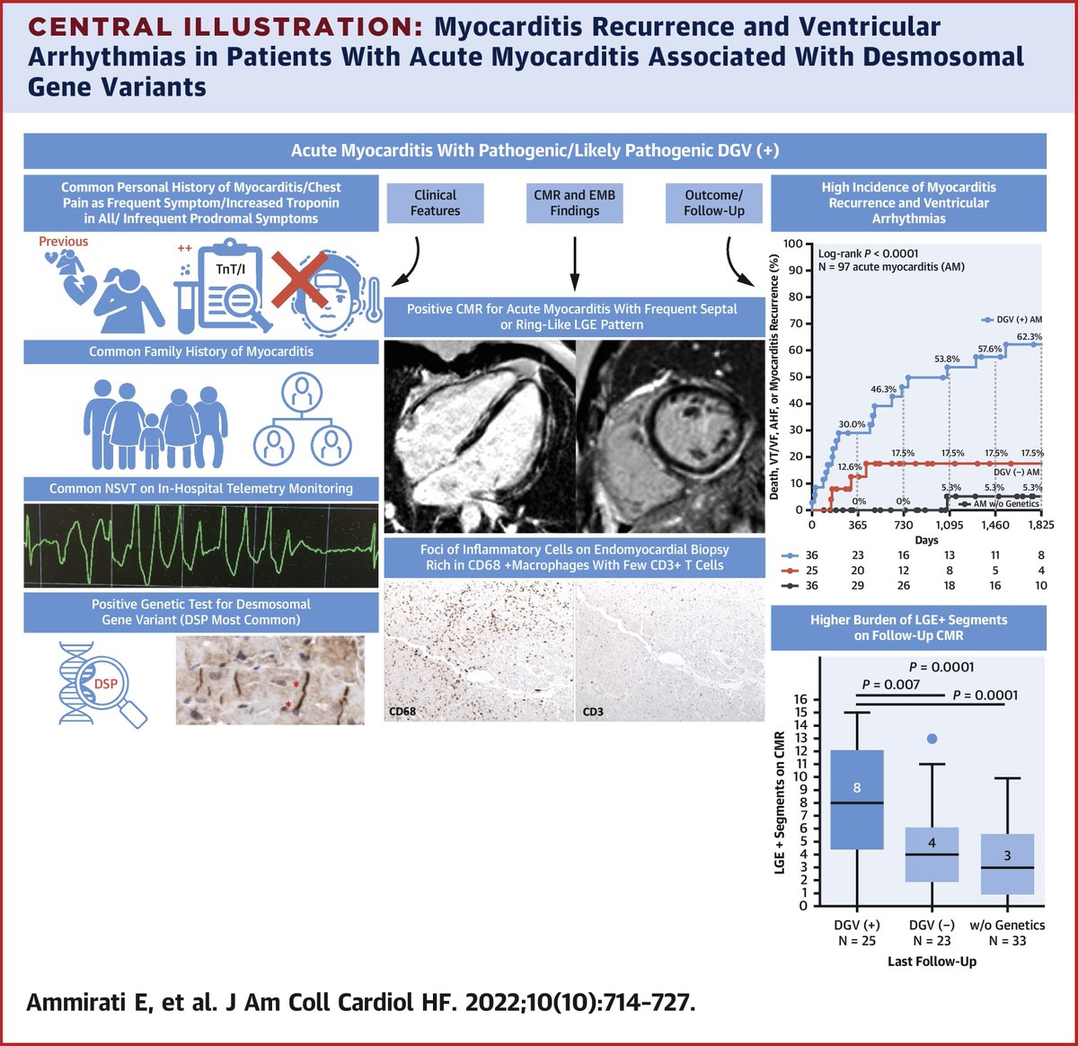 BiykemBozkurt (@biykemb) on Twitter photo Acute Myocarditis Associated With Desmosomal Gene Variants. Acute myocarditis a genetic disease? Need for genetic testing in patients with myocarditis? ➡️jacc.org/doi/10.1016/j.… <a href="/AmmiratiEnrico/">Enrico Ammirati</a> <a href="/JACCJournals/">JACC Journals</a> #JACCHF Acute Myocarditis Associated With Desmosomal Gene Variants. Acute myocarditis a genetic disease? Need for genetic testing in patients with myocarditis? ➡️jacc.org/doi/10.1016/j.… <a href="/AmmiratiEnrico/">Enrico Ammirati</a> <a href="/JACCJournals/">JACC Journals</a> #JACCHF