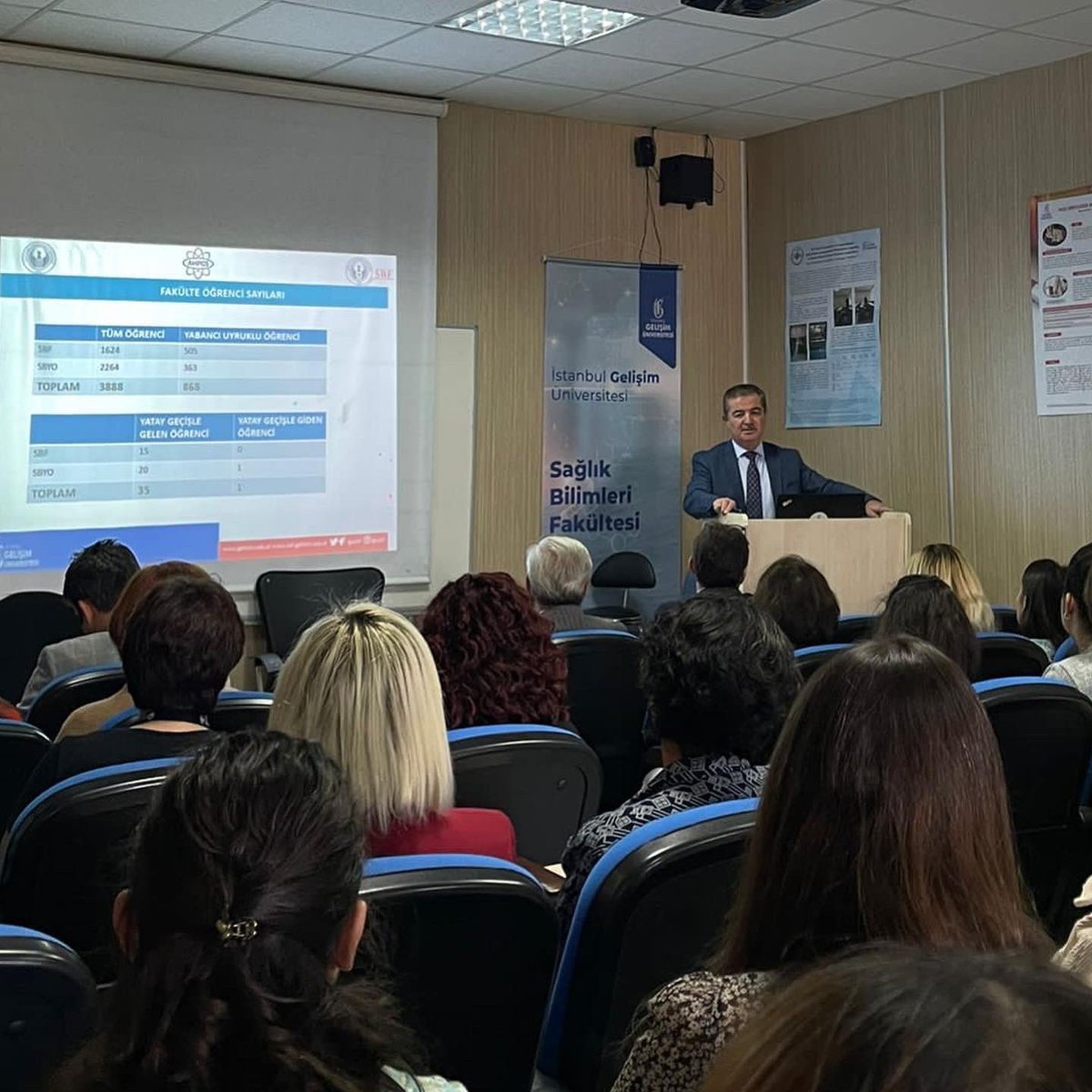 2022-2023 Akademik yılının ilk kurul toplantısı rektörümüz Sayın Prof. Dr. Bahri ŞAHİN ve dekanımız Sayın Prof. Dr. Rıfat MUTUŞ’un kıymetli aktarımları ile gerçekleşti