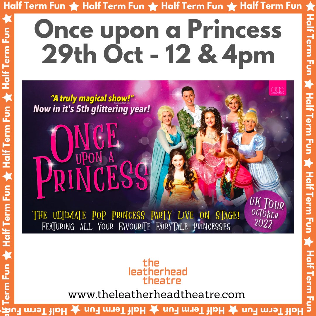 BOOK YOUR HALF TERM TICKETS NOW!!! There is so much going on here at the end of October we would love to see ALL little ones enjoying their local theatre. Full schedule can be seen on our website: 

theleatherheadtheatre.com/whatson/catego…

 #leatherheadtheatre
