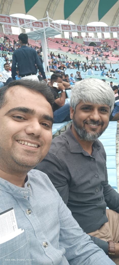 #INDvSA 
#ekanacricketstadium 
#Lucknow 
🏏