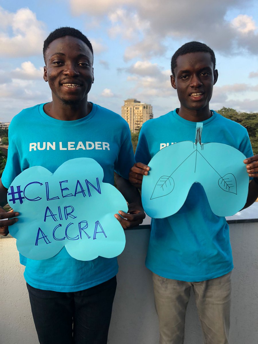 🌬️Yesterday's workshop with team #CleanAirAccra was heaps of fun - with lots of new insights on air quality on the routes the run leaders chose for their first #Cityzens4CleanAir runs in #Accra. 🙌🏿 Here's to coming up with tangible citizen actions to ensure cleaner air for all!