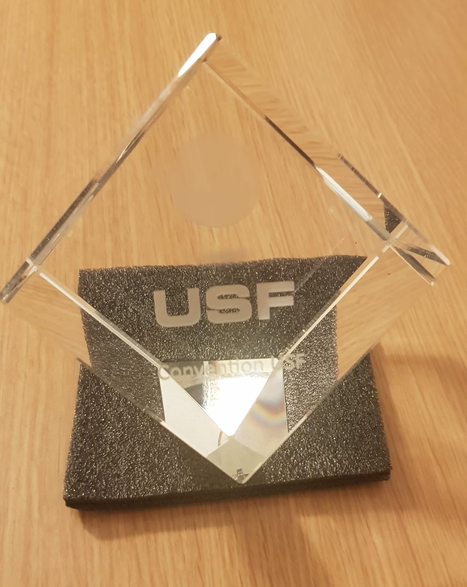 Nous sommes ravis de recevoir le prix de l'entreprise la plus active sur les médias sociaux par le <a href="/USF_officiel/">USF</a>. Un grand merci à l'USF pour ce prix ! 

Restez à l'écoute sur LinkedIn pour toute mise à jour sur la #ConventionUSF !

#SAP #sapcommunity #SAPFrance