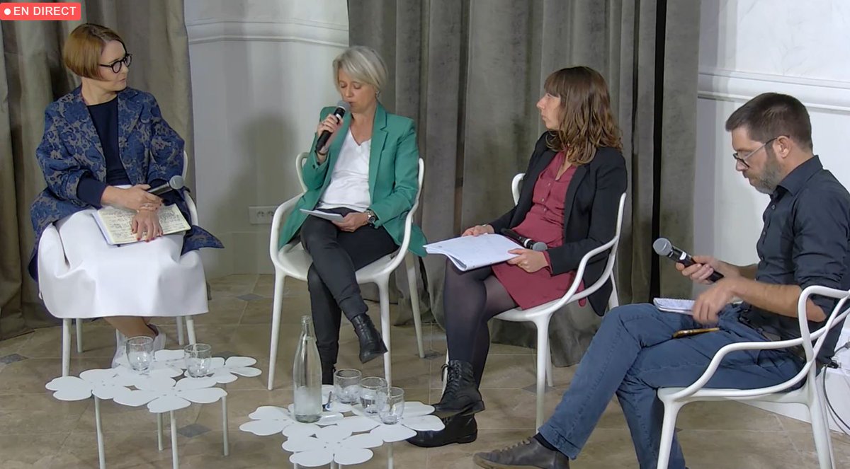 ChambreNCGP's tweet photo. 🎬 [Evénement #Finance #ClimAct] : 🎤 Florence Corne - @AMF_actu  : « Dans cette étude, 44% des Français estiment que les sujets de #financedurable sont intéressants pour les épargnants. » Table ronde avec Samia Baadj-2°Investing Initiative et @karen_fiol  -@ChambreNCGP https://t.co/VSA4XjHnle