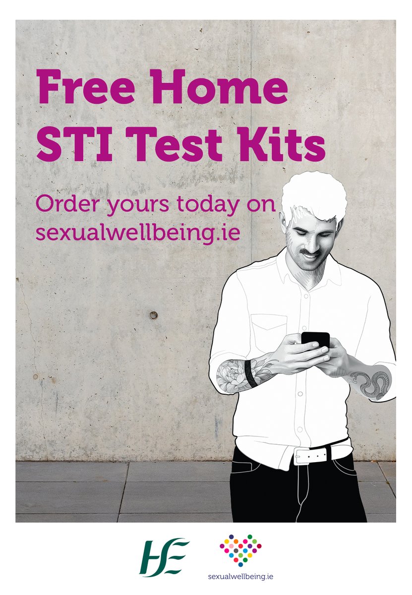 HSELive's tweet photo. If you are aged 17 and older you can apply for a free home STI test kit. Get your test kit in a discreet envelope, take the test, send back the samples and get your results by text or phone. Order your test kit https://t.co/1GyOfxanX1  #STIHomeTesting #respectprotect #UnPAC https://t.co/GmV9JLgFZO