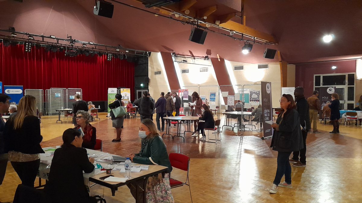 5e forum de la création d'entreprise du Pôle emploi de Montargis !
Bravo aux équipes @poleemploi_RCVL
#Restart #poleemploi