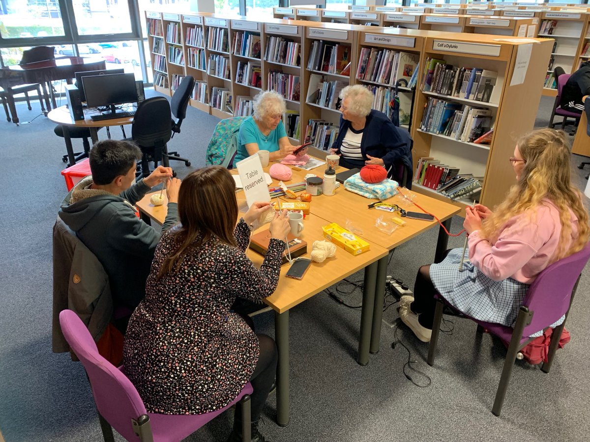 Another fabulous afternoon with the Knitting Nanas in the Learning Centre and lovely to see the group growing again! All are welcome, Wednesday afternoons, 1-4 🙂