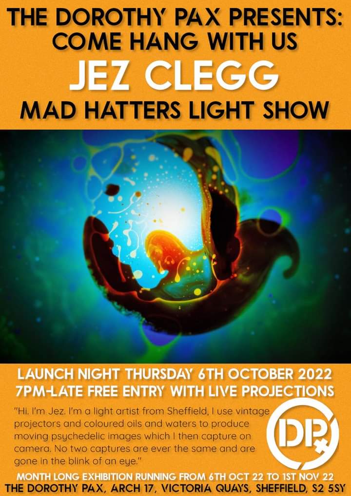 DorothyPax's tweet photo. A new, trippy art exhibition starting this evening....... DPx
#sheffevents
#sheffieldart
#sheffieldartist
#sheffield
#sheffieldexploringlocal
#Sheffieldissuper https://t.co/l2yrUk9BWC