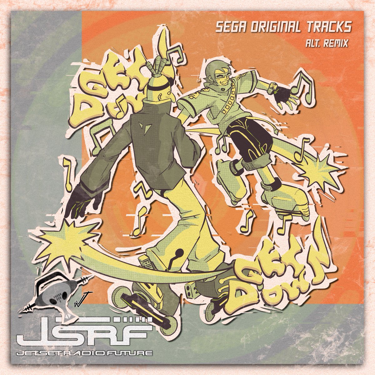 Draydensbeard's tweet photo. Obsolete #jsrf music sampler uncovered circa. 2002 #jetsetradio https://t.co/t5cjKcDhoC