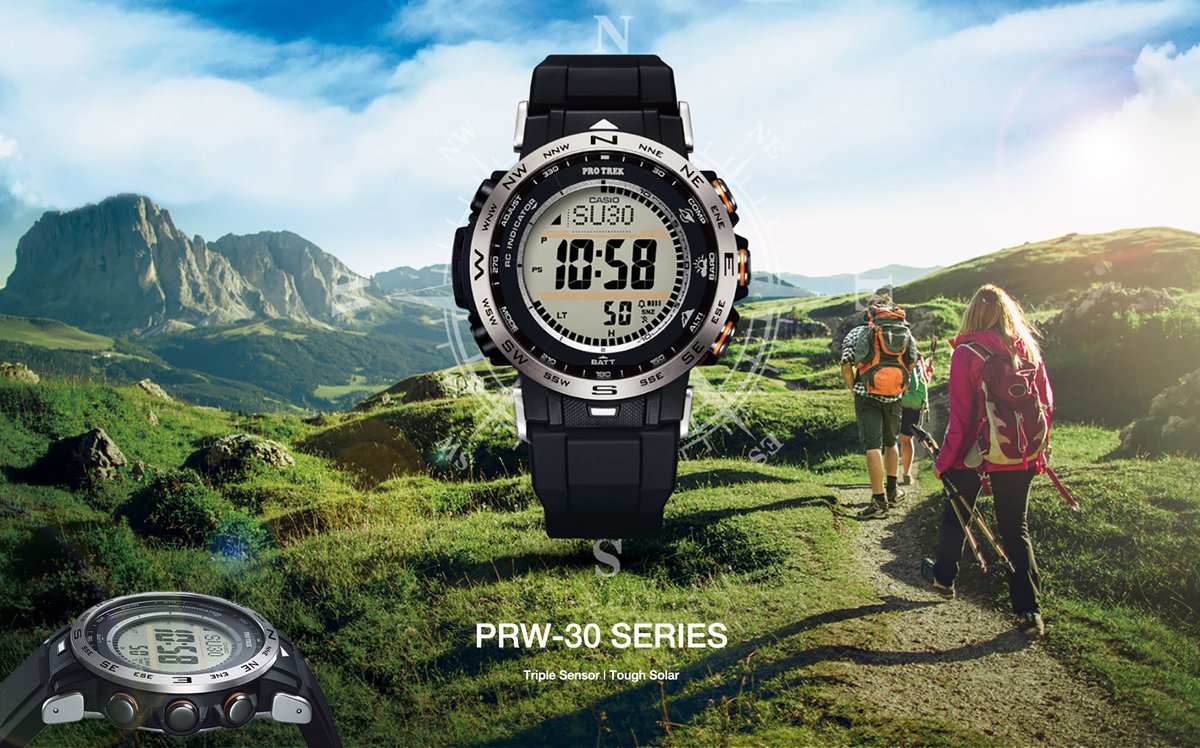 javyscasio's tweet photo. A digital model PRW-30 from the #PROTREK #climber line that can be operated intuitively.
The fit of these watches has been improved to support comfort during longer mountain climbing and other #outdoor sessions
#TripleSensor #MULTIBAND6 #Solar #trekking #登山錶 #攀登者 #PRW301A https://t.co/lyDqhIGqD7