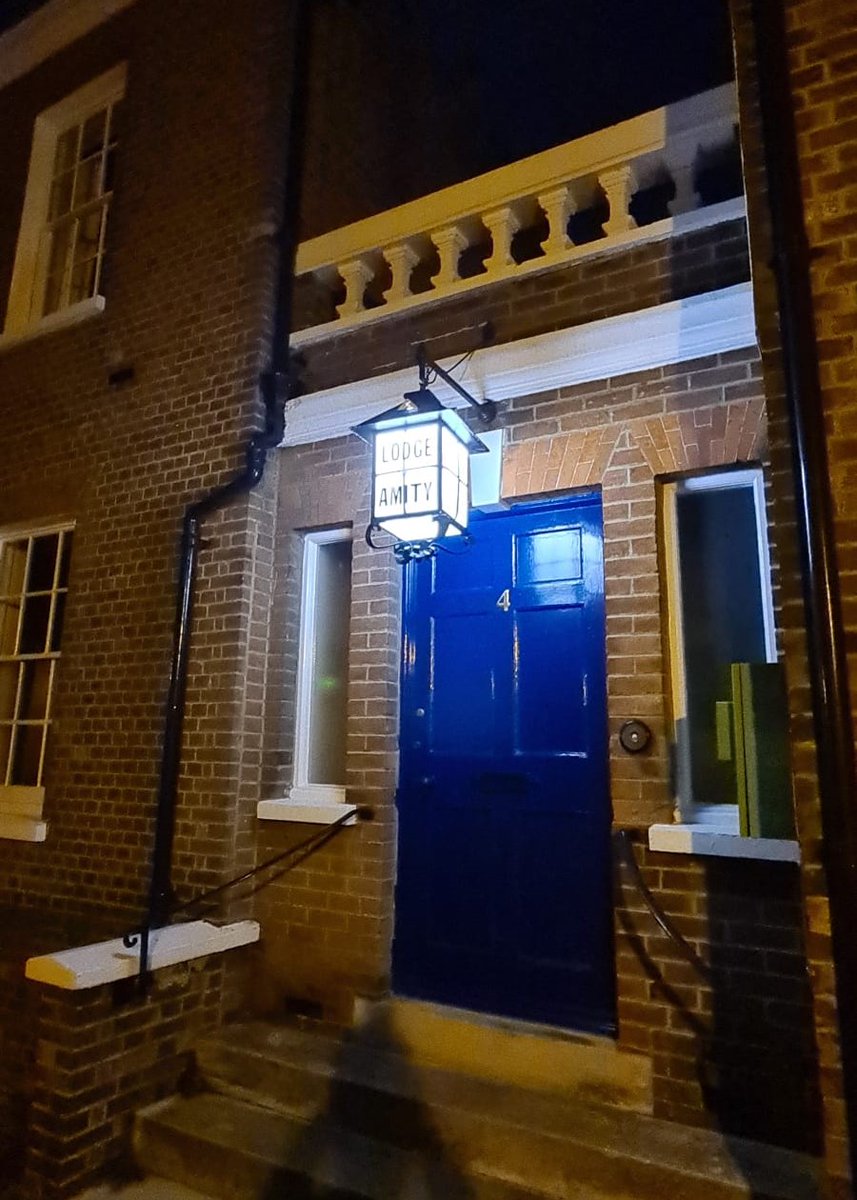 After a much-needed refurbishment the Amity Lodge No.137 lantern at #Poole in #Dorset has been returned and is back in its rightful place, where is has hung and welcomed Freemasons since 1881. 
▶️bit.ly/3CfX8XN

<a href="/PooleMuseum/">Poole Museum</a> <a href="/PooleMuseumVols/">Poole Museum Volunteers</a> <a href="/UGLE_GrandLodge/">United Grand Lodge of England</a>