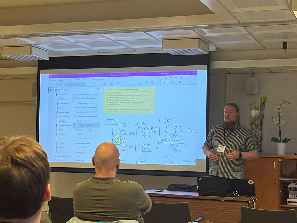 JaniKiviharju's tweet photo. ITK 2022. Ke-aamulla puheenvuoro Microsoftin workshopissa, illalla esitys parina Perttu Ervelius Tiedolla johtamisen iltakoulussa. Tänään FCLab.fi-ohjelmapolku, esitys Turun normaalikoulun kanssa. Pedagogisten ideoiden ja käytänteiden jakamista hyvässä seurassa! #itk2022 #fclab https://t.co/0Lvc7pAiMj